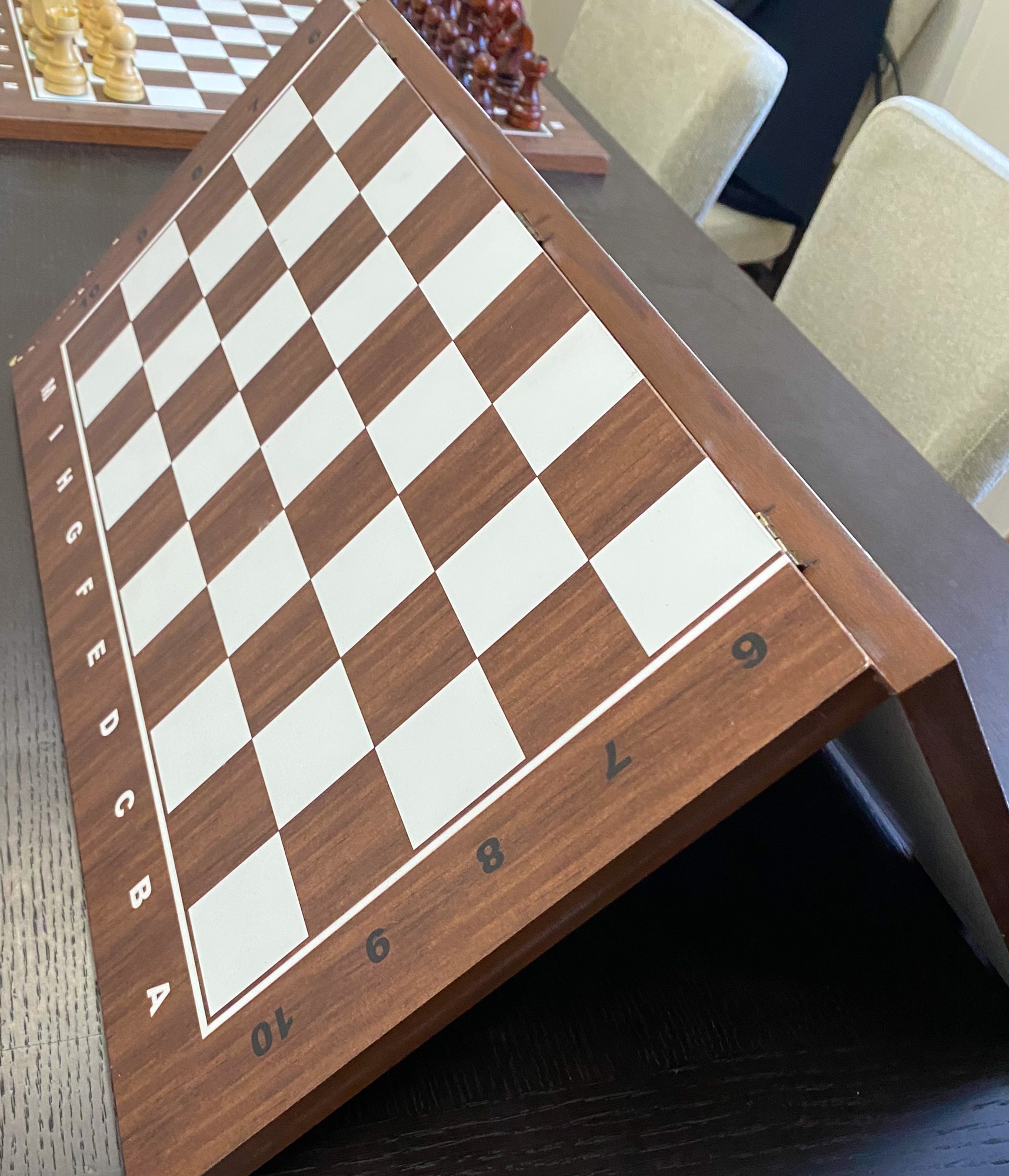 Big Chess Wooden Folding Chessboard Set 2
