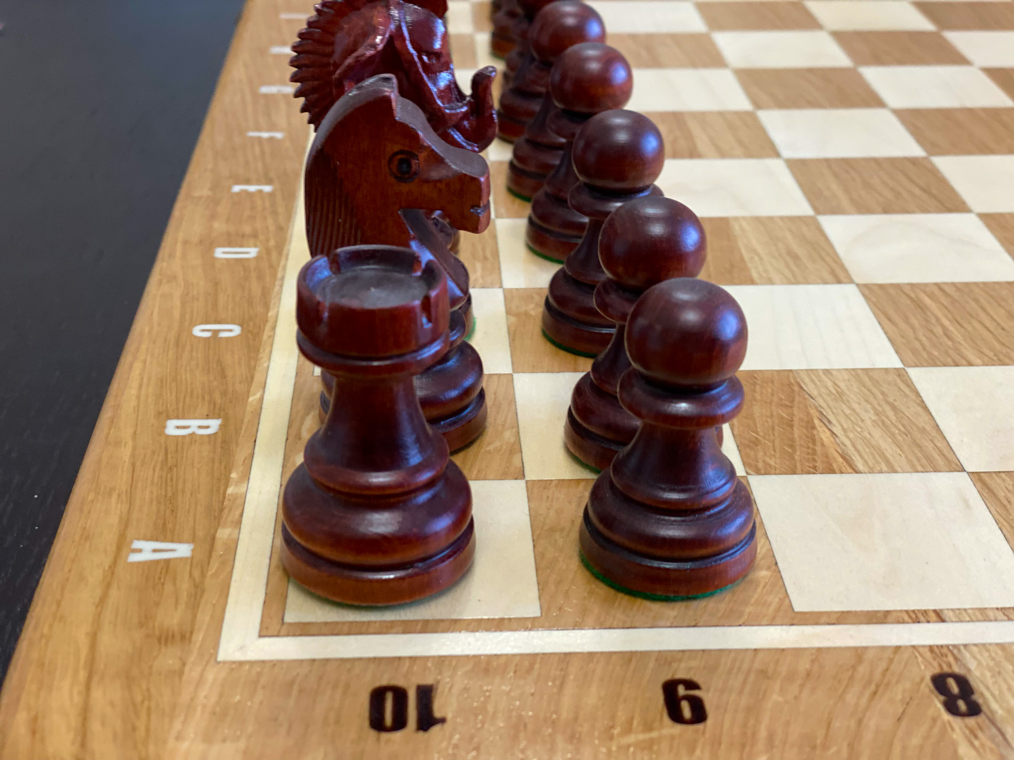 Big Chess Wooden Folding Chessboard Set 4