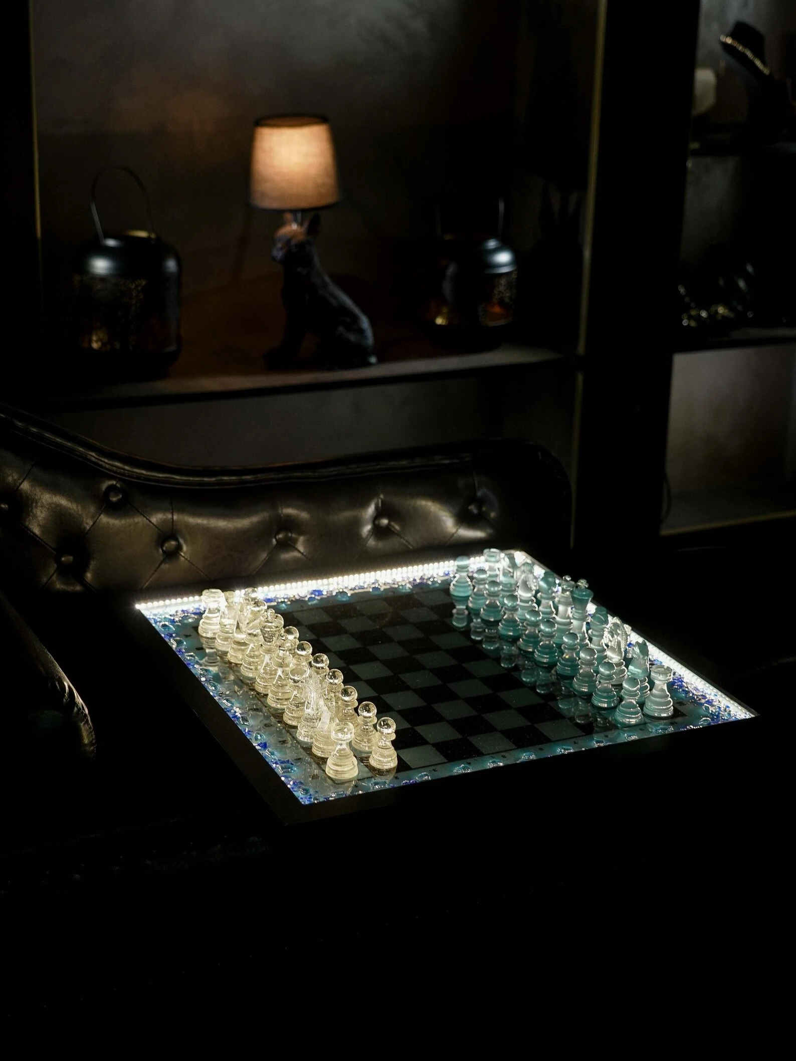 Big Chess Glass Set 13